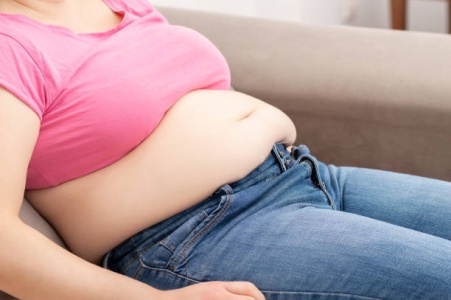 Women over 40's stubborn tummy weight